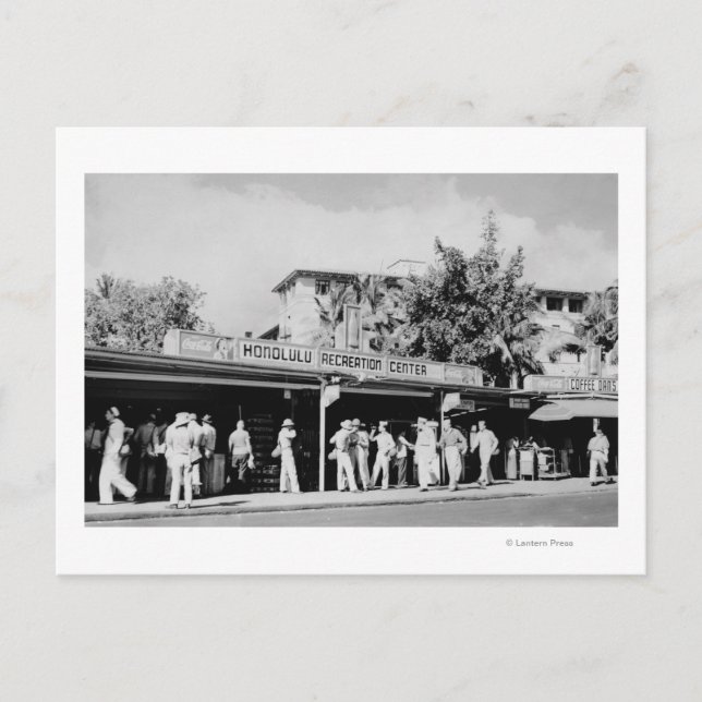 Carte Postale Honolulu, HA - Vue de l'Honolulu (Devant)