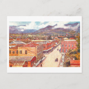 Carte Postale Honolulu vintage, Hawaï