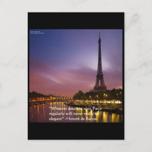 Carte Postale Honoré de Balzac Sur Paris France