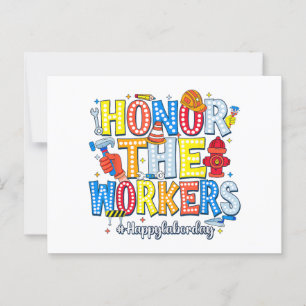 Carte Postale Honorer Les Travailleurs Bonne Fête Du Travail