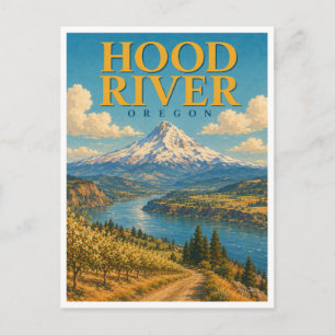 Carte Postale Hood River Oregon Mont Hood GeoSaga