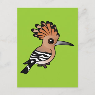 Carte Postale Hoopoe Birdorable