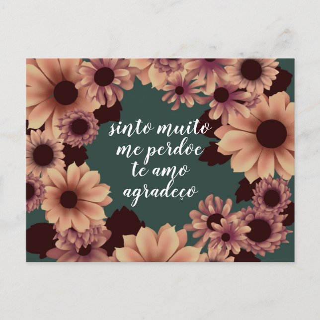 Carte Postale Ho'oponopono (Devant)