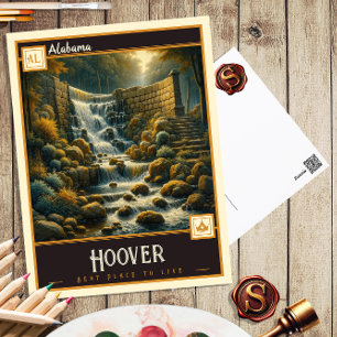 Carte Postale Hoover, Alabama VINTAGE