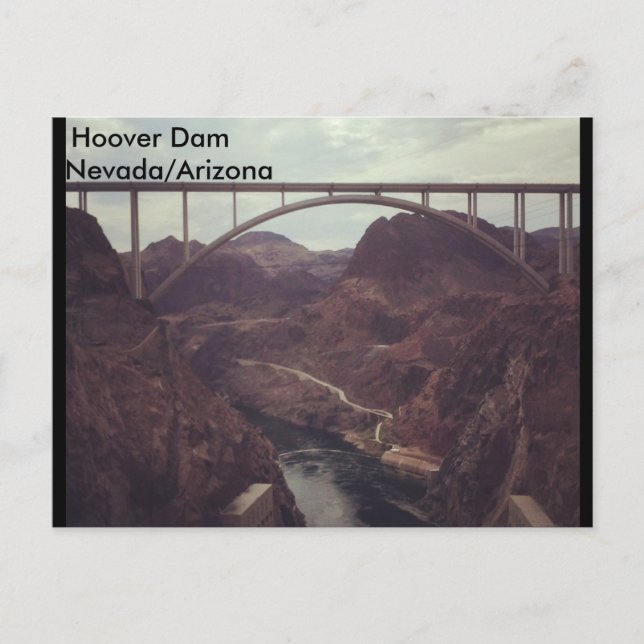 Carte postale Hoover Dam (Devant)