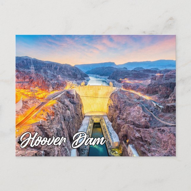 Carte Postale Hoover Dam, Nevada, États-Unis (Devant)