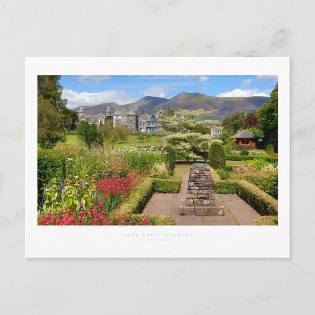 Carte Postale Hope Park, Keswick (Devant)