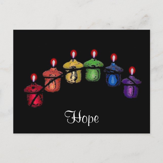 Carte postale Hope Rainbow (Devant)