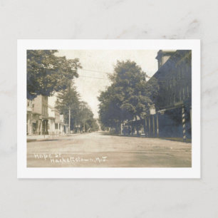 Carte Postale Hope St, Hackettstown, New Jersey Vintage