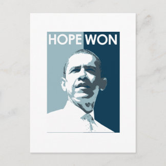 Carte Postale Hope Won