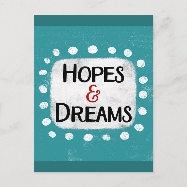 Carte postale Hopes & Dreams (Devant)