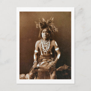 Carte Postale Hopi Snake Priest vers 1900