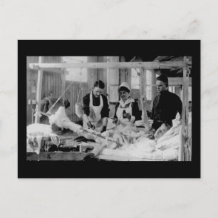 Carte Postale Hôpital de campagne pour infirmières de la Premièr