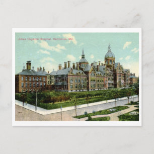 Carte Postale Hôpital Johns Hopkins, Baltimore 1910 Vintage
