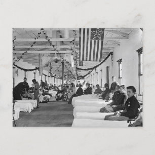 Carte Postale Hôpital vintage américain