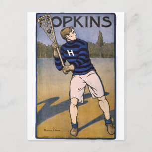Carte Postale Hopkins Lacrosse 1902 - Bristow Adams
