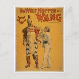 Carte Postale Hopper DeWolf dans le Théâtre Vintage 'Wang'