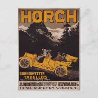 Carte Postale HORCH Automobile