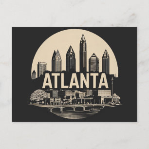 Carte Postale Horizon d'Atlanta Géorgie