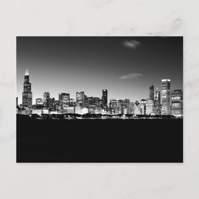Carte Postale Horizon de Chicago (Devant)