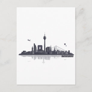 Carte Postale Horizon de la ville de Düsseldorf