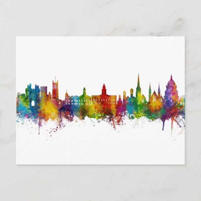 Carte Postale Horizon de Lancaster Angleterre (Devant)