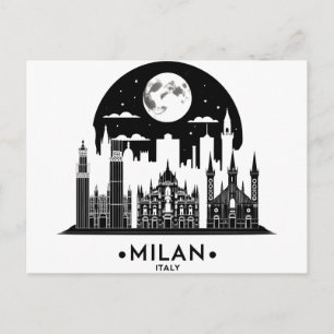 Carte Postale Horizon de Milan Italie