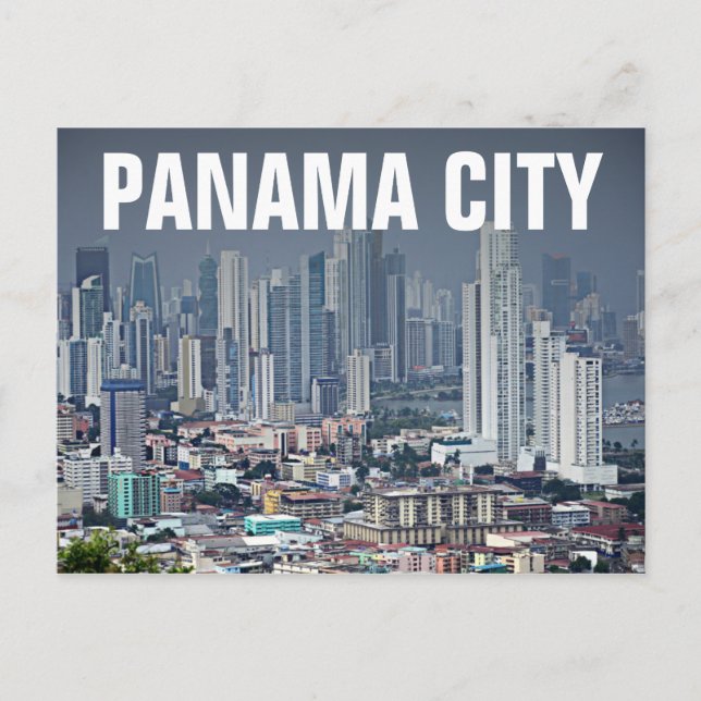 Carte Postale Horizon de Panamá City (Devant)