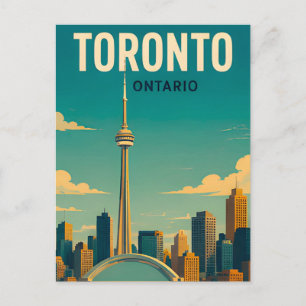 Carte Postale Horizon de Toronto Canada Tour CN Souvenir de Voya