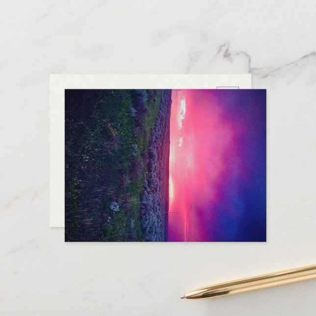 Carte Postale Horizon Douce (Devant/Arrière en situation)