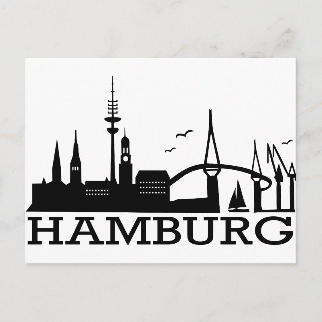 Carte Postale Horizon Hambourg (Devant)
