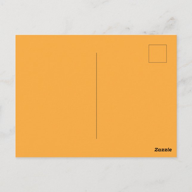 Carte postale horizontale Daffodil Orange (Dos)