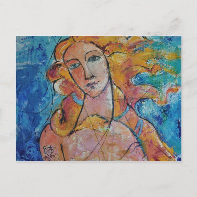 Carte postale horizontale de beauté éternelle (Devant)