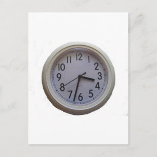 Carte Postale Horloge
