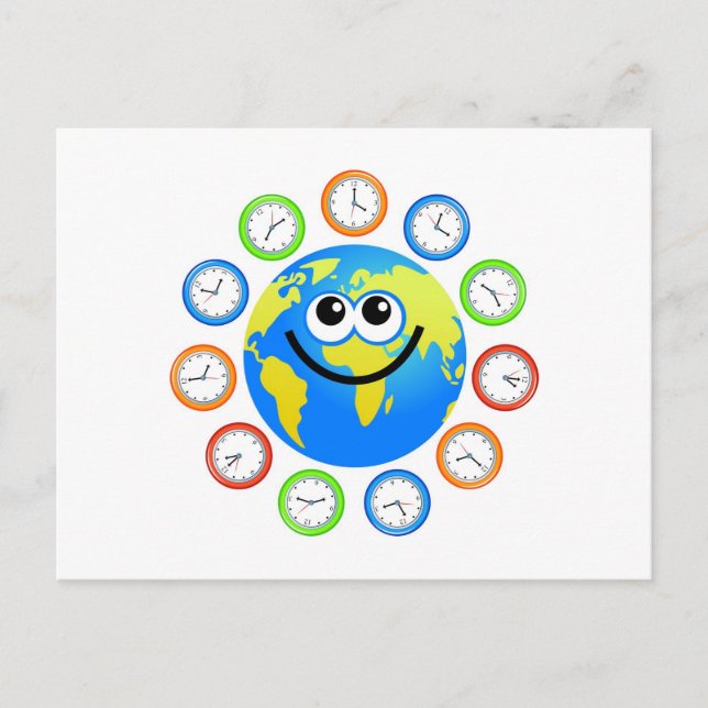 Carte Postale Horloge (Devant)