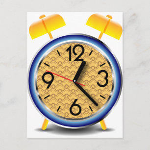Carte Postale Horloge