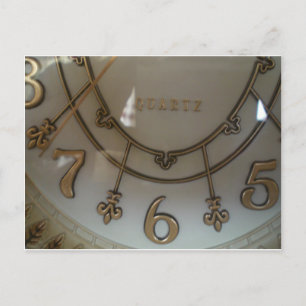 Carte Postale Horloge