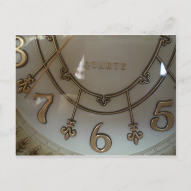 Carte Postale Horloge (Devant)