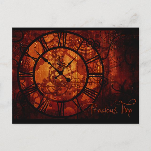 Carte Postale Horloge à vapeur (Devant)