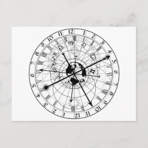 Carte Postale Horloge astronomique