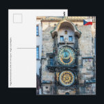 Carte Postale Horloge astronomique de Prague<br><div class="desc">Horloge astronomique de Prague sur le Carré de la Vieille Ville - Prague,  République Tchèque</div>