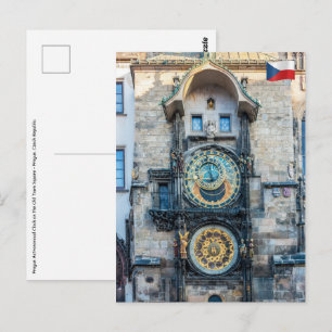 Carte Postale Horloge astronomique de Prague