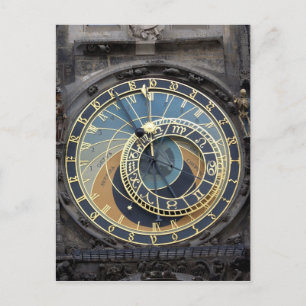 Carte Postale Horloge astronomique ou Prague Orloj