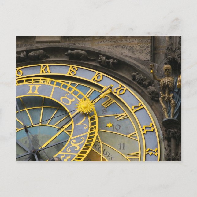 Carte Postale Horloge Astronomique Prague (Devant)