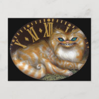 Carte postale "Horloge Cheshire"