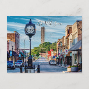Carte Postale Horloge dans le centre-ville de Cape Girardeau, Pr