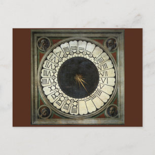 Carte Postale Horloge dans le Duomo par Paolo Uccello