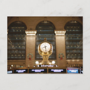 Carte Postale Horloge de la gare Grand Central (New York, NY)