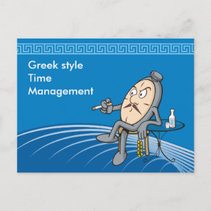 Carte Postale Horloge détendue