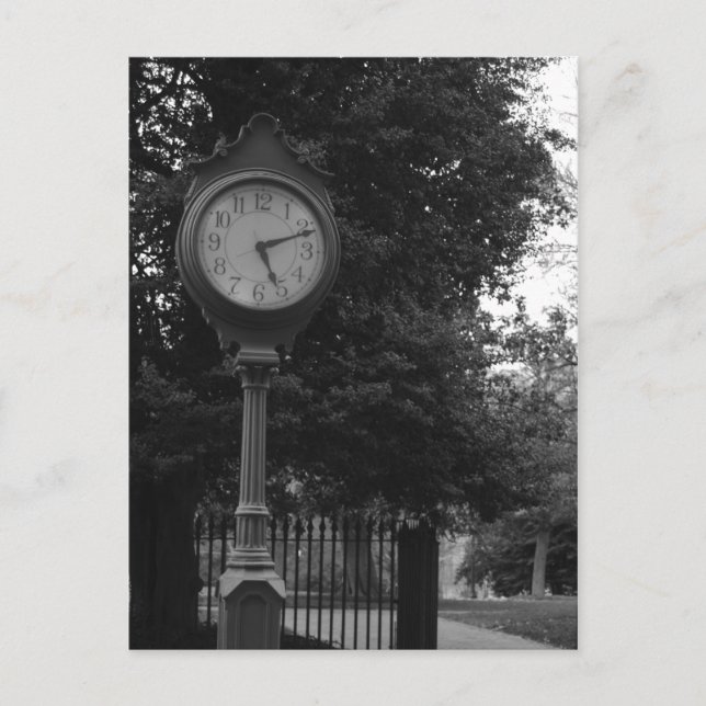 Carte Postale Horloge, Immeuble Parc Richmond, VA (Devant)